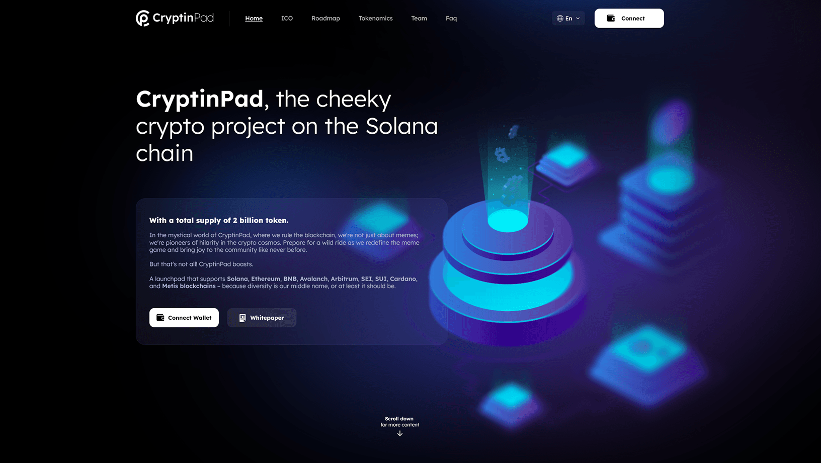tokenizacja projektu cryptinpad